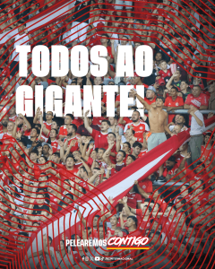 Convocação do Internacional à sua Torcida apaixonada. Foto: Divulgação SCI