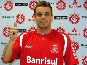 Dalessandro em sua chegada ao Internacional. Foto: Reprodução