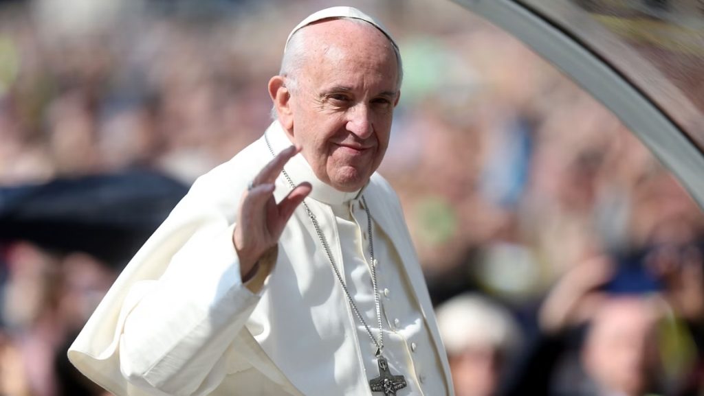 Papa Francisco foi homenageado pelo Internacional. Foto: Stefano Porta/LaPresse/DiaEsportivo/Folhapress