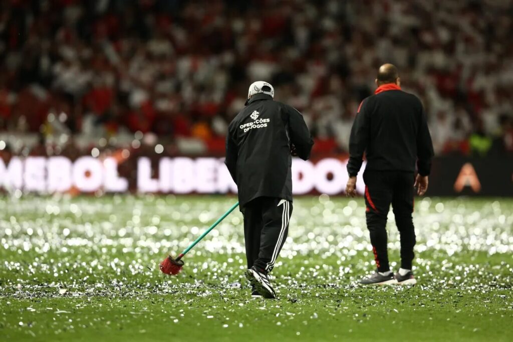 Inter é punido pela Conmebol após confusão em jogo da Libertadores