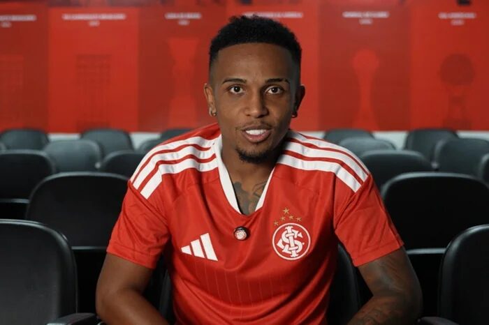 Novo reforço do Inter se apresenta e manda recado sobre seu estilo de jogo: "Gosto de ir para cima"